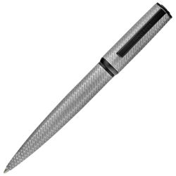 Penna a sfera arche pattern silver hugo boss