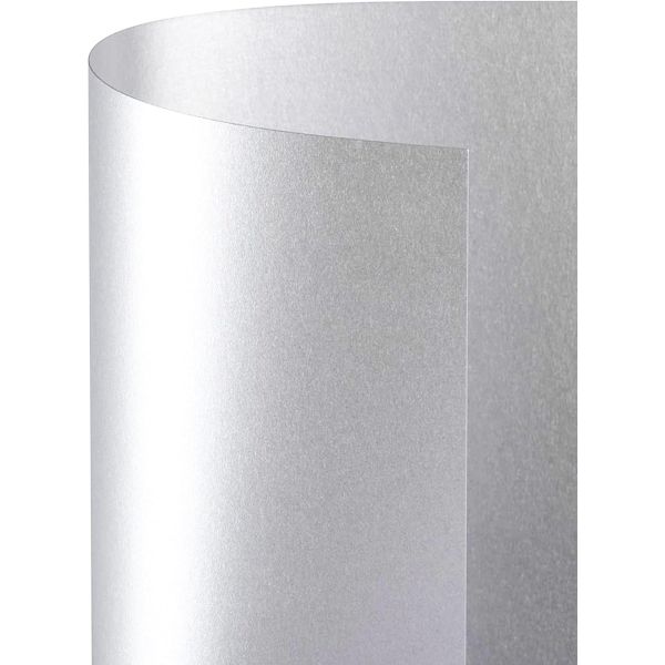 Cartoncino A4 Argento – 20 Fogli 200 G/m² – Un Lato Argento Retro Bianco – Cre8 - 4