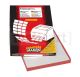 Cod: c523 etichette autoadesive bianche a4 markin adesivo permanente 70x41 cm cf. 100 fogli