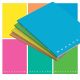 Maxi quaderno A4 monocromo fluo C - rigo con margine 42 fogli 80gr