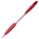 Penna a sfera retrattile Bic Atlantis colore rosso con impugnatura gommata su Melicart