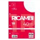 Ricambi forati quaxima a5 40 Fogli 1r a righe 80gr blasetti