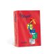 Carta colorata favini le cirque a4 160 gr 500 fogli Scarlatto 209