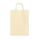 Shopper twisted manico cordino 22x10x27cm beige 