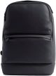 Zaino porta computer in pelle nero nava motion