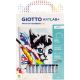 Set creativo per dipingere giotto art lab paint by numbers gatto