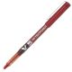 Penna roller pilot v5 hi-tecpoint ad inchiostro liquido  punta fine 0,5 mm rosso