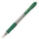 Penna a sfera pilot super grip punta fine 0,7 mm verde