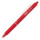 Penna roller pilot frixion ball clicker ad inchiostro gel 0,7 mm   rosso