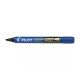 Pennarello marcatore Pilot 400 blu con punta scalpello