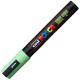 Marcatore uni posca a punta tonda media colore verde chiaro