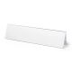 Targhetta bifacciale in pvc formato 25x6cm