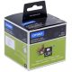 Etichette dymo labelwriter adesivo permanenti 54x101 mm  bianco per spedizioni/badge cf. 1 rotolo da 220 etichette