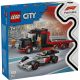 Lego city display truck con monoposto audi f1 60493 