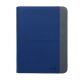 Portablocco linea elegance in ecopelle a4 cm.25,5x34 con zip blu citytime
