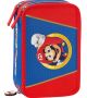 Astuccio 3zip super mario blu corredo scuola completo
