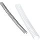 Dorsi metallici 9,5 mm a spirale silver confezione da 100 pezzi