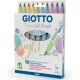 Pennarelli giotto turbo soft brush 10pz colori pastel