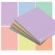 Maxi quaderno monocromo pastel A4 1 rigo 42fg 80gr