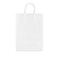 Shopper twisted manico cordino 16x8x21bianco 