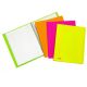 Portalistini a fogli fissi neon Favorit 22x30 cm con 20 buste in colori assortiti per scuola e ufficio su Melicart