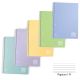 Quaderno spiralato Blasetti One Color pastello 1 rigo