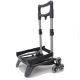 Carrello trolley porta zaino a 3 ruote Be Box nero per la scuola - Melicart