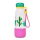 Borraccia termica inox 500ml design cactus con laccetto 