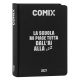 Diario scolastico comix 16 mesi standard black & silver 13x17,8 cm - agenda gen z