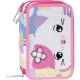 Astuccio 3 zip gatto mofu mofu