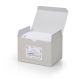 Biglietti con busta ellebi-sadoch lutto bianco formato 9 - 14x9cm 240gr confezione 100 pezzi