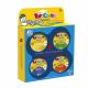 Tempera sensoriale superlavabile 4 barattoli 150ml toy color