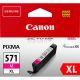 Cartuccia canon cli-571mxl originale inchiostro magenta (11 ml)