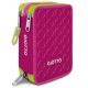 Astuccio 3 zip giotto con corredo stilnovolovers ciliegia
