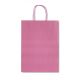 Shopper twisted manico cordino 22x10x27cm fuxia 