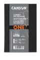 Blocco sketchbook canson art book one 10.2x15.2cm rilegato 100g/mq 98fg