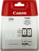Kit multipack canon pg-545 + cl-546 nero + colori originale 