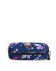 Astuccio eastpak oval single floralbloom navy 