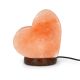 Lampada di sale dell'himalaya heart legami 