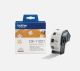 Brother dk11221 rotolo di etichette 23x23mm nero su bianco 800pz. a tenuta permanente 