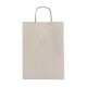 Shopper twisted manico cordino 26x12x36cm tortora