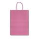 Shopper twisted manico cordino 36x12x41cm fucsia