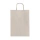 Shopper twisted manico cordino 26x12x34cm tortora