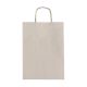 Shopper twisted manico cordino 36x12x41cm tortora