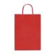 Shopper twisted manico cordino 36x12x41cm rosso