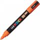Marcatore uni posca a punta tonda media colore arancione