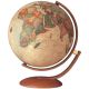 Mappamondo globo luminoso nova rico optimus stile antico diametro 30cm base in legno