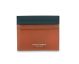 Portacarte pablo holder orange petrol green - campo marzio 