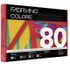 Carta fabriano colore a3 80gr risma 250fg rosso