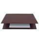Sottomano a due specchi in similpelle niji 48x32cm marrone